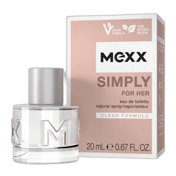 Mexx Simply For Her Woda toaletowa dla kobiet, 20 ml