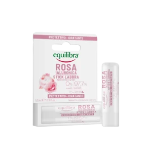 Equilibra różany balsam do ust z kwasem hialuronowym, 5,5 ml