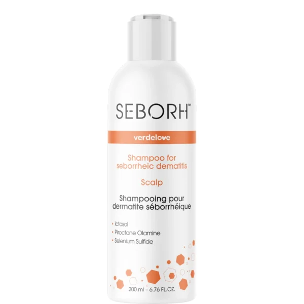 Verdelove Seborh Szampon na łojotokowe zapalenie skóry głowy, 200 ml