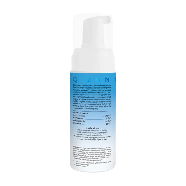 Aqua Zone łagodna pianka do mycia twarzy, 150 ml - obrazek 4