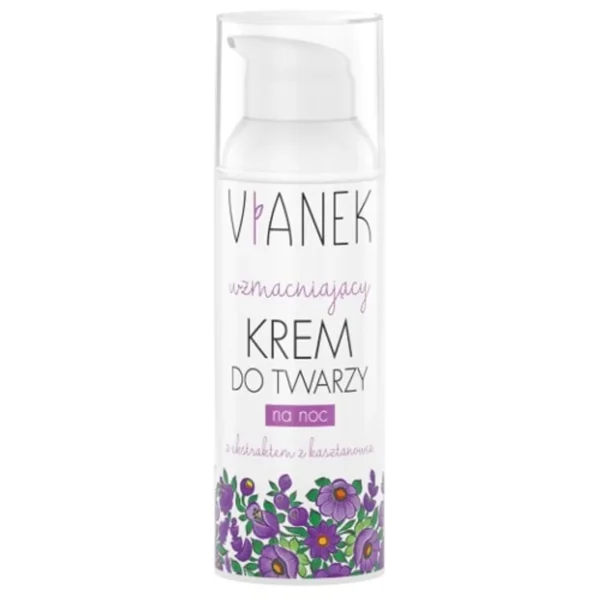 Vianek wzmacniający krem do twarzy na noc, 50 ml