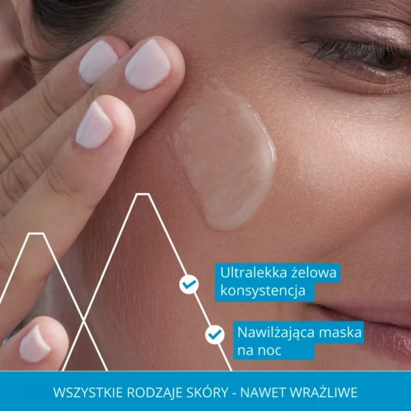 Uriage Eau Thermale maseczka aktywnie nawilżająca na noc, 50 ml - obrazek 5