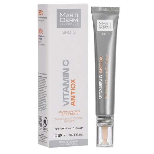Martiderm Shots Vitamin C Antiox skoncentrowane serum do twarzy, 20 ml - obrazek 7