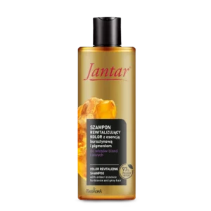 Jantar szampon rewitalizujący kolor do włosów blond i siwych z esencją bursztynową, 300 ml