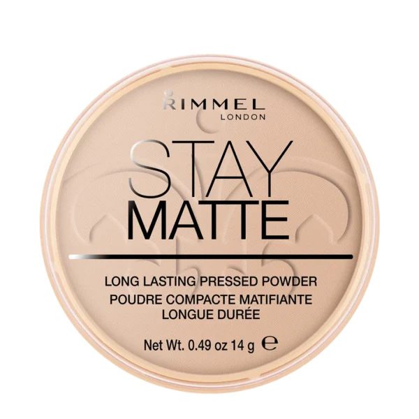 Rimmel Stay Matte puder matujący Silky Beige 005, 14 g