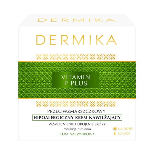 Dermika Vitamin P Plus hipoalergiczny krem nawilżający na dzień i na noc, 50 ml - obrazek 4