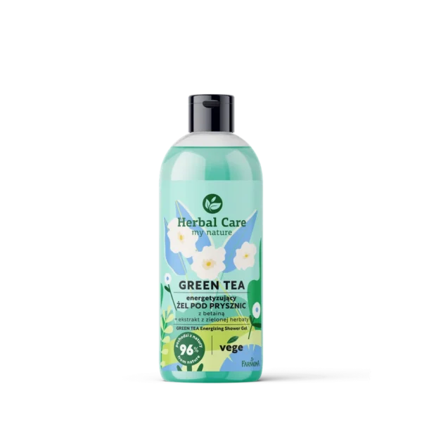Herbal Care GREEN TEA z betainą żel pod prysznic energetyzujący, 500 ml