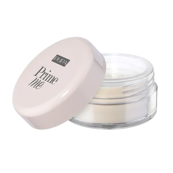 PUPA Prime Me utrwalający i matujący puder transparentny 001 Translucent, 4,5 g
