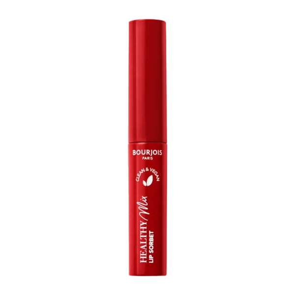 Bourjois Healthy Mix Clean Lip Sorbet wegańskanawilżająca pomadka do ust, 01-Cherry Sundae, 7,4 g