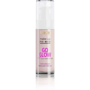 Delia Go Glow rozświetlająca baza pod makijaż, różowa 30 ml