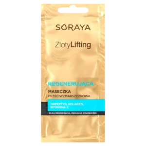 Soraya Złoty Lifting regenerująca maseczka przeciwzmarszczkowa, 8 ml