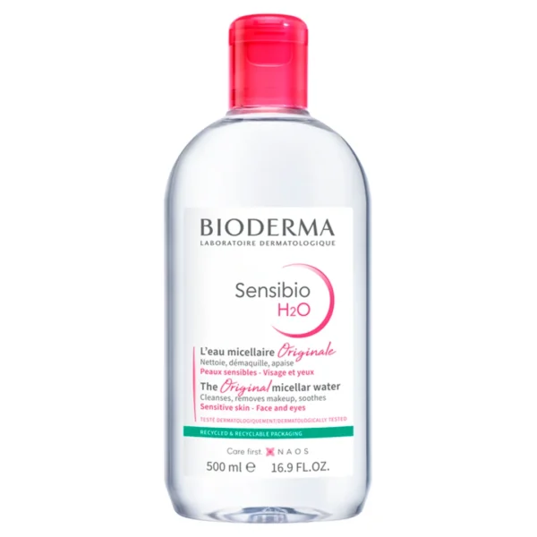 Bioderma Sensibio H2O płyn micelarny do mycia twarzy, 500 ml