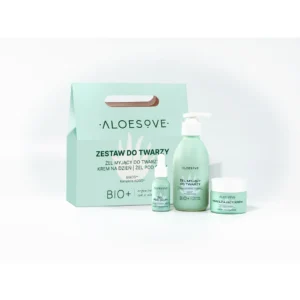 Aloesove zestaw do twarzy (torebka) 190 ml + 50 ml + 15 ml