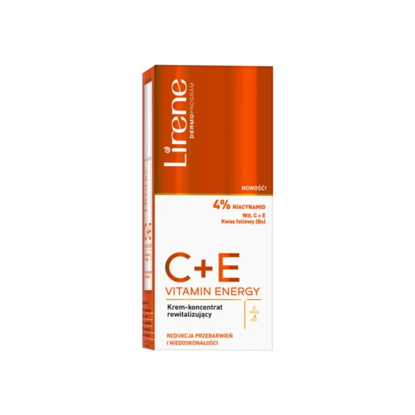 Lirene C+E VITAMIN ENERGY krem-koncentrat rewitalizujący, 40 ml - obrazek 3