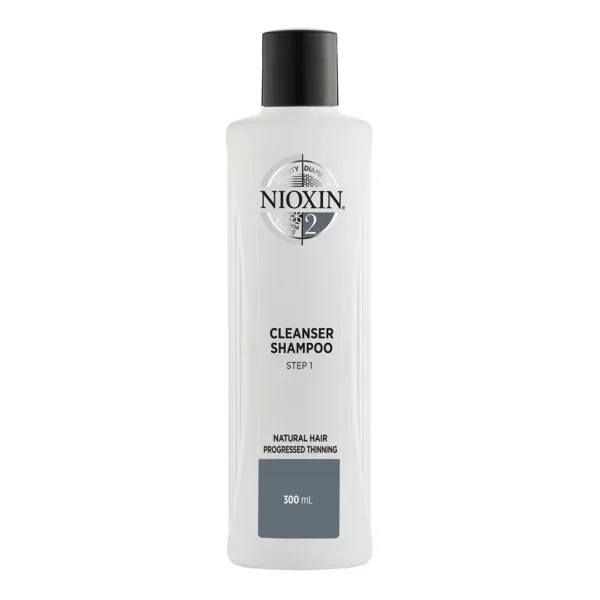 Nioxin System 2 szampon oczyszczający do włosów naturalnych, 300 ml
