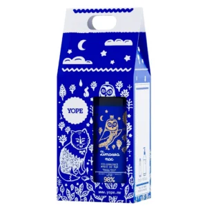 YOPE Zimowa Noc zestaw pielęgnujące mydło do rąk i ochronny krem do rąk, 500 ml + 50 ml
