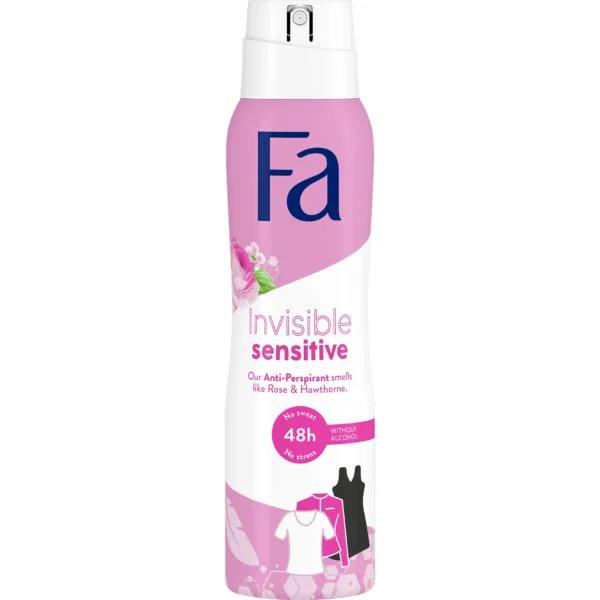 Fa Invisible Sensitive dezodorant w sprayu, 150 ml