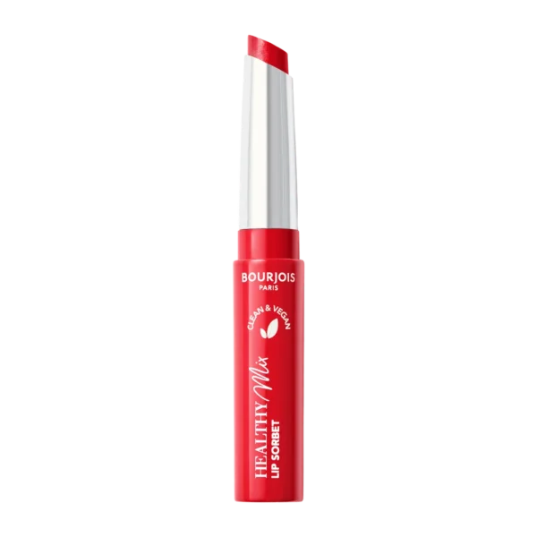 Bourjois Healthy Mix Clean Lip Sorbet wegańska nawilżająca pomadka do ust, 02 Red Freshing, 7,4 g - obrazek 3