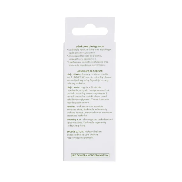 Ziaja Oliwkowa balsam do ust, 10 ml - obrazek 3