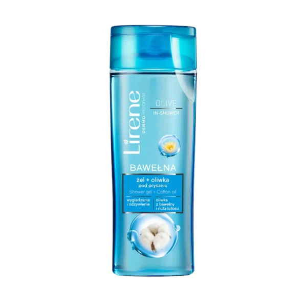 Lirene BAWEŁNA żel + oliwka pod prysznic, 250 ml