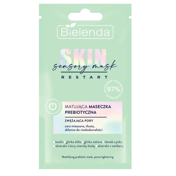 Bielenda Skin Restart Sensory Mask matująca maseczka prebiotyczna, 8 g