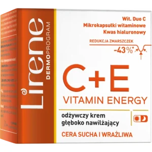Lirene C+E VITAMIN ENERGY odżywczy krem głęboko nawilżający, 50 ml