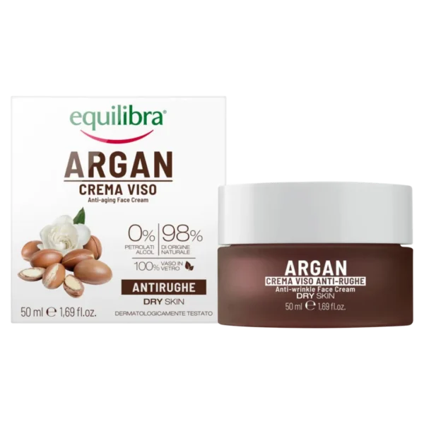 Equilibra Argan arganowy przeciwzmarszczkowy krem do twarzy, 50 ml