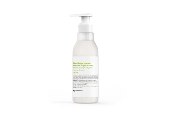 Botanicapharma Argan i Aloes nawilżające mleczko do ciała, 250 ml