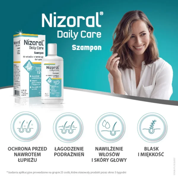 Nizoral Care szampon do włosów z tendencją do łupieżu, 200 ml - obrazek 4