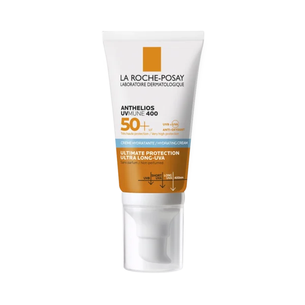 La Roche-Posay Anthelios, UVMUNE 400, Krem nawilżający SPF 50+, 50ml