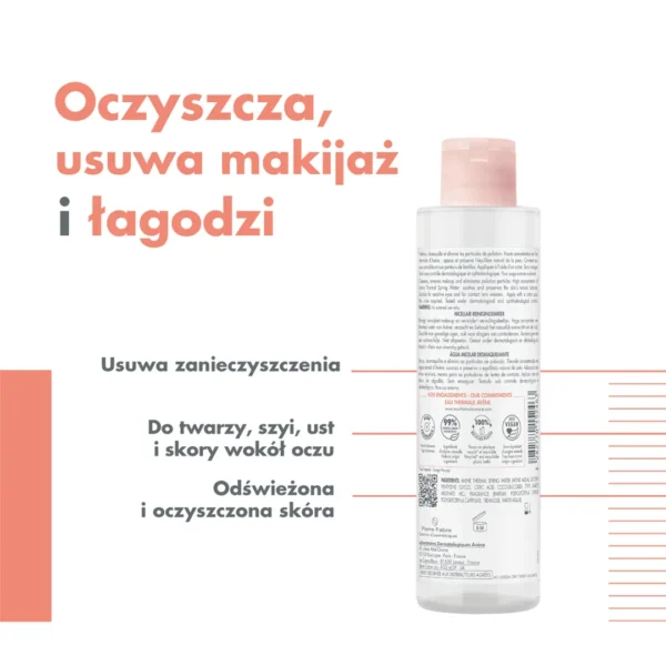 Avène płyn micelarny, 400 ml - obrazek 2