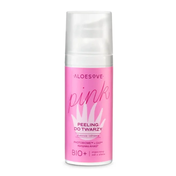 Aloesove Pink peeling do twarzy, 50 ml - obrazek 4