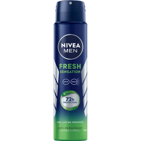 Nivea Men Fresh Sensation Spray antyperspirant w sprayu dla mężczyzn, 250 ml