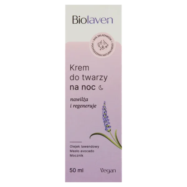 Biolaven Organic krem do twarzy na noc, 50 ml