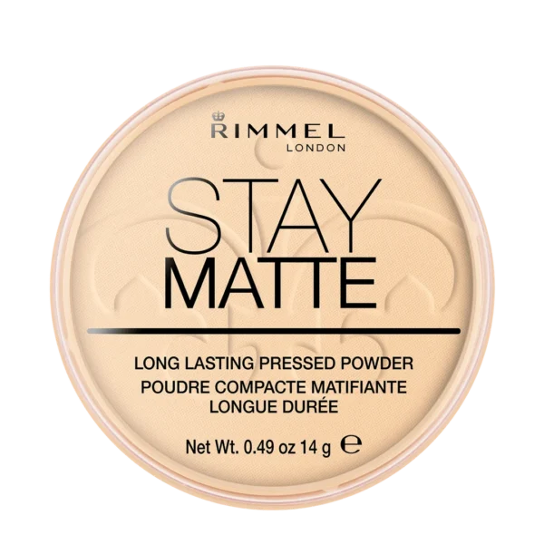 Rimmel Stay Matte puder matujący Transparent 001, 14 g
