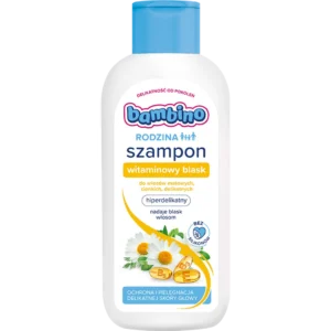 Bambino Rodzina Witaminowy Blask szampon do włosów matowych, cienkich i delikatnych, 400 ml