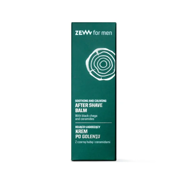 ZEW for men kojąco-łagodzący krem po goleniu z czarną hubą i ceramidami, 80 ml - obrazek 4