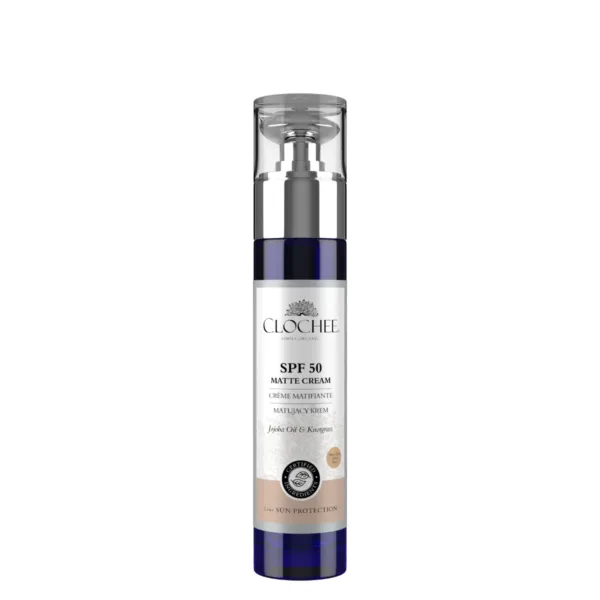 Clochee matujący krem do twarzy SPF 50, 50 ml