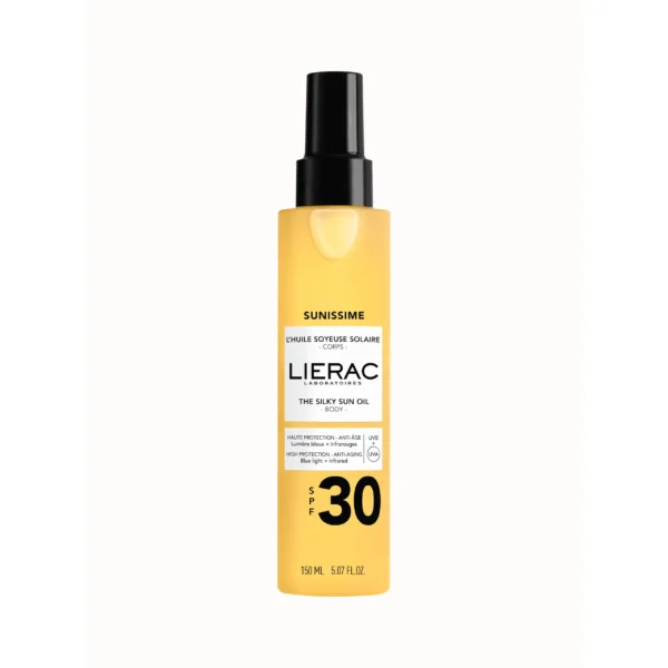 Lierac Sunissime jedwabisty olejek ochronny do ciała SPF30, 150 ml
