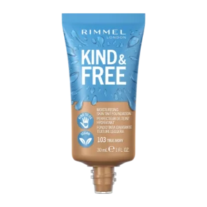 Rimmel Kind & Free wegański podkład nawilżający, 103 True Ivory, 30 ml