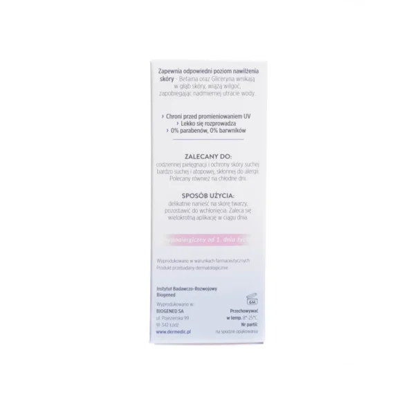 Dermedic Emolient Linum Baby ochronny krem specjalny SPF 15, od 1. dnia życia, 50 g - obrazek 4