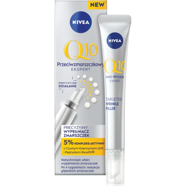 Nivea Q10 Przeciwzmarszczkowy Ekspert precyzyjny wypełniacz zmarszczek, 15 ml