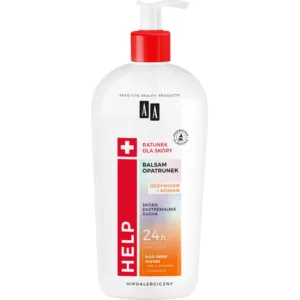 AA HELP Natural balsam opatrunek do ciała do skóry ekstremalnie suchej, 400 ml
