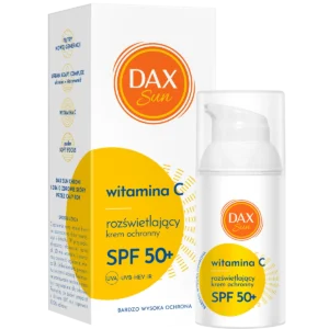 Dax Sun Rozświetlający krem ochronny z witaminą C SPF 50+, 30 ml