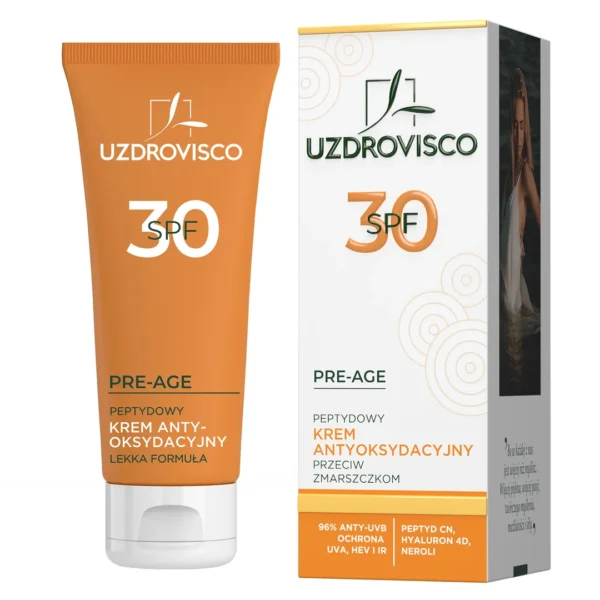 Uzdrovisco Pre-Age krem rozjaśniający do twarzy SPF30, 50 ml