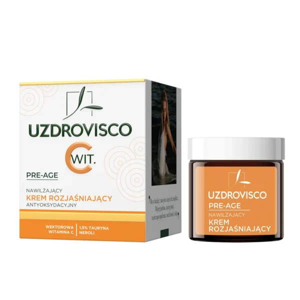 Uzdrovisco Pre-Age nawilżający krem rozjaśniający antyoksydacyjny, 50 ml
