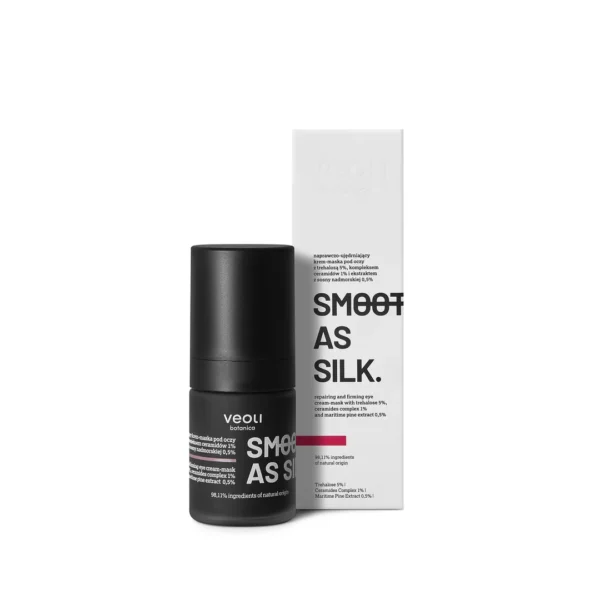 Veoli Botanica Smooth As Silk naprawczo-ujędrniający krem-maska pod oczy, 15 ml