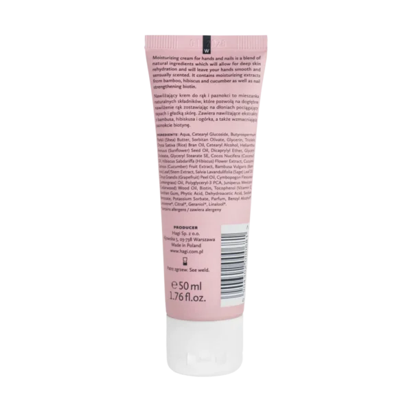 Hagi Wakacje na Bali nawilżająco-wzmacniający krem do rąk i paznokci , 50 ml - obrazek 2