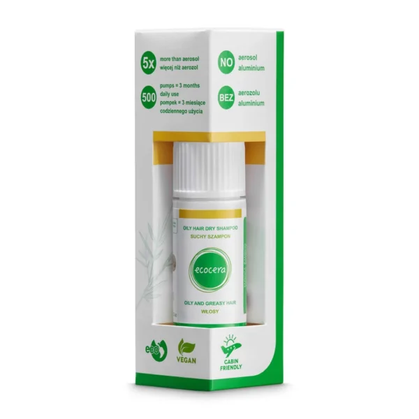 Ecocera suchy szampon do włosów przetłuszczających się, 15 g - obrazek 3