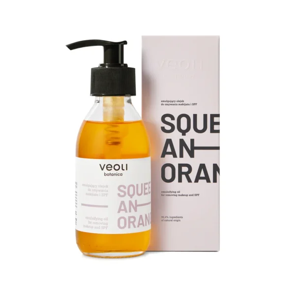 Veoli Botanica Squeeze an Orange emulgujący olejek do zmywania makijażu, 132,7 g